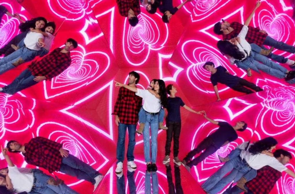 people walking at Museum of Illusions