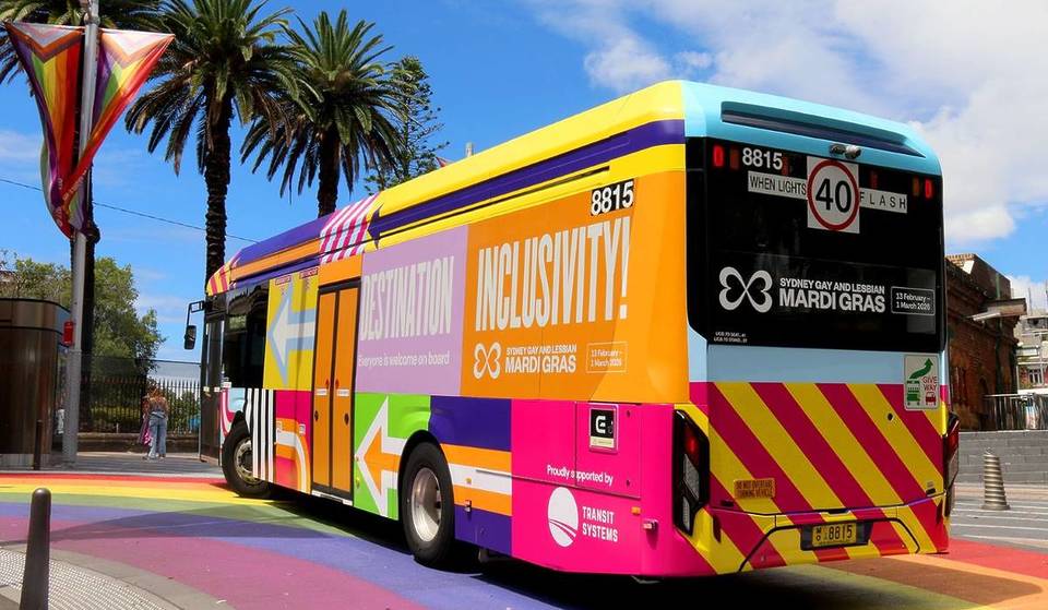 A Fleet Of Rainbow Pride Buses Will Take Over Sydney Streets This Weekend—With Extra All-Night Services To Keep The City Moving