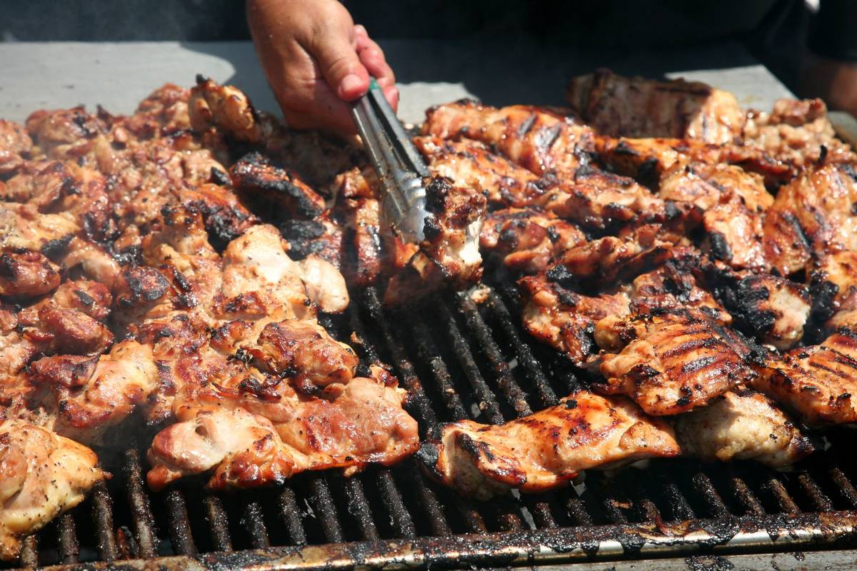 Australian athlete bbq