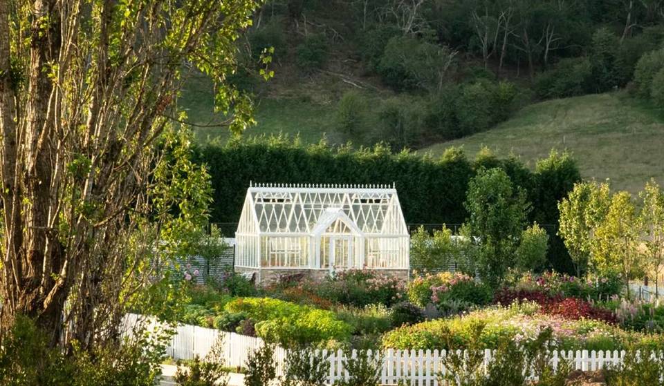 This stunning 600-acre estate is now open just 90 minutes from Sydney — with a restored 1823 farmhouse restaurant, glasshouse gardens &amp; a former Quay chef