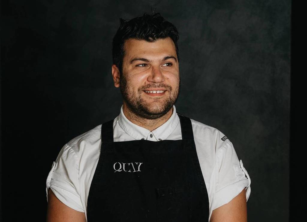 chef troy Crisante of quay at three blue ducks 
