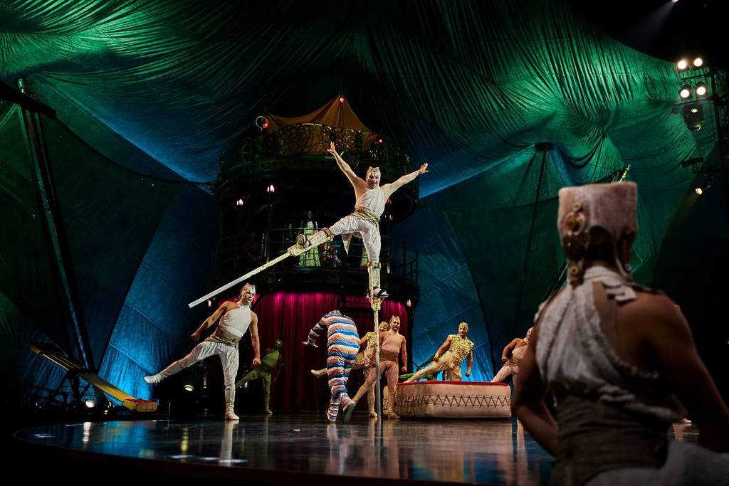 performers at Cirque du Soleil australia