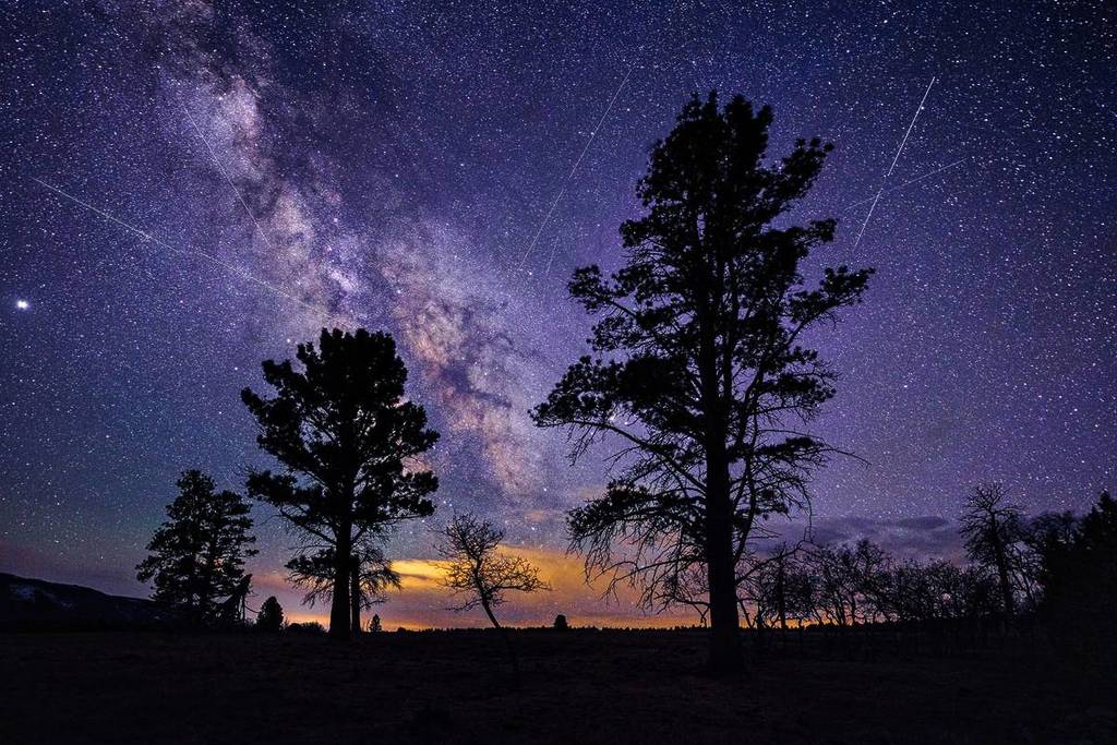lyrid meteor shower over australia