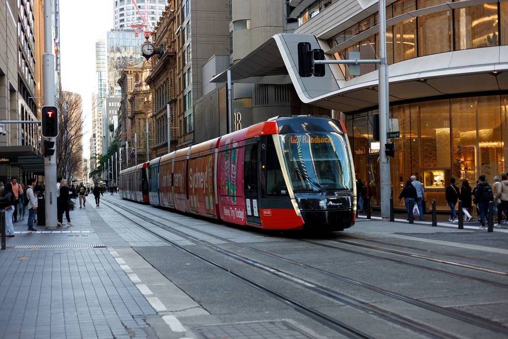 sydney metro trains in cbd
