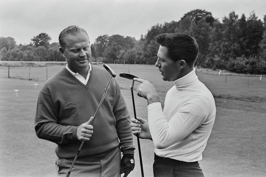 jack nicklaus on the golf pitch