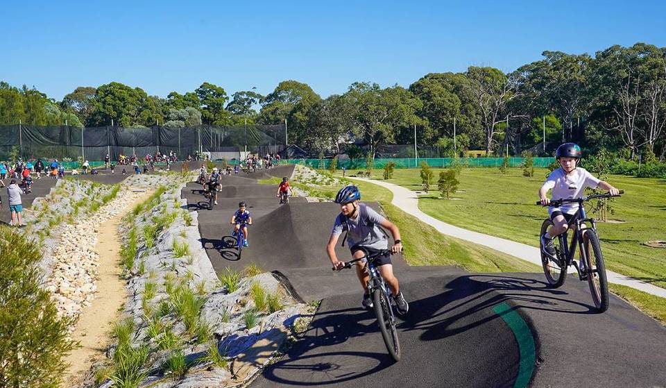 One Of Australia’s Largest Free Pump Tracks Just Opened In Sydney’s South-West—And It Has Over 200-Metres Of Jumps