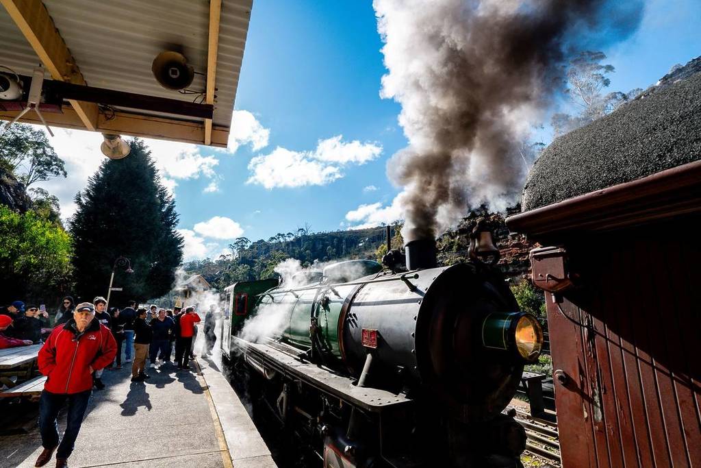 railway in blue mountains nsw