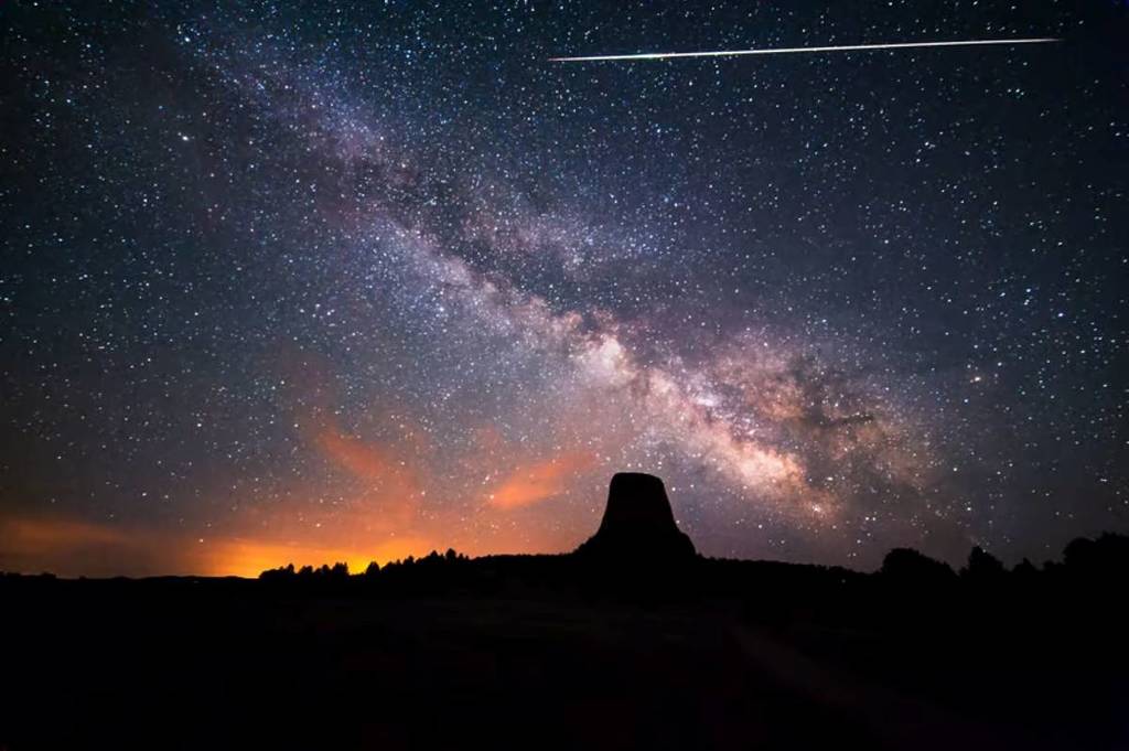 shooting stars during Eta Aquariids