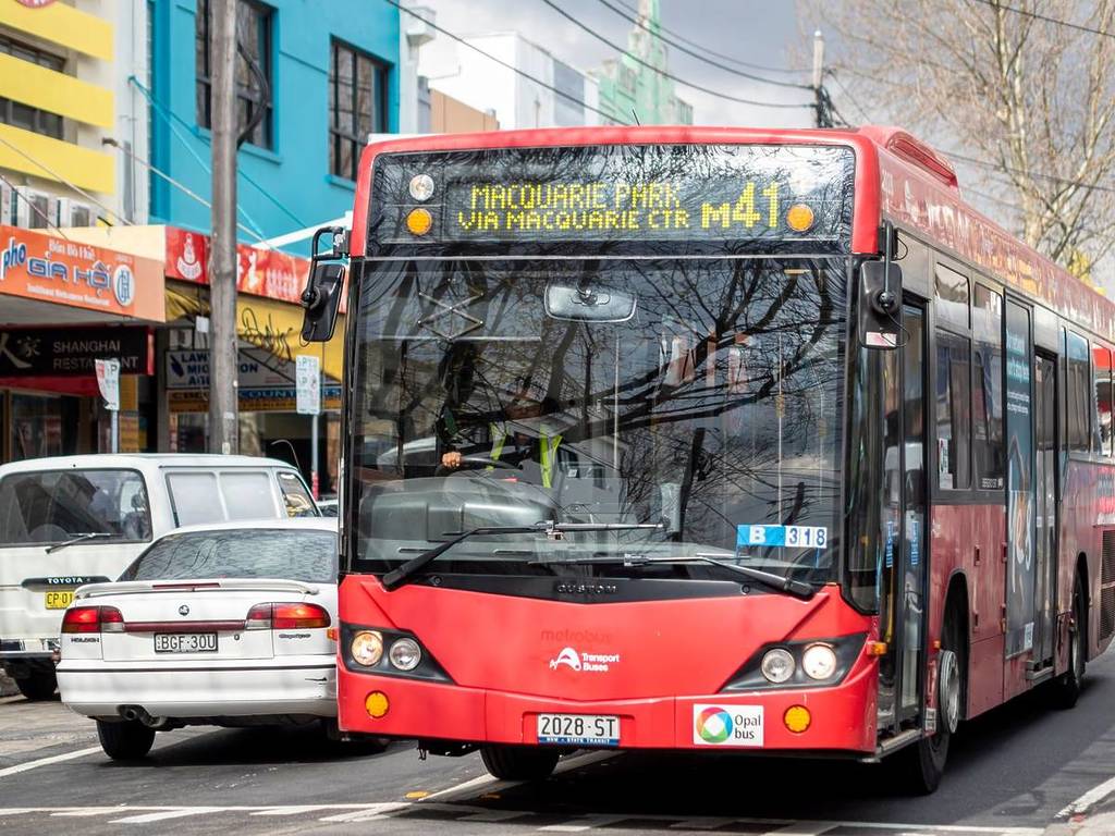 bus in sydney cbd