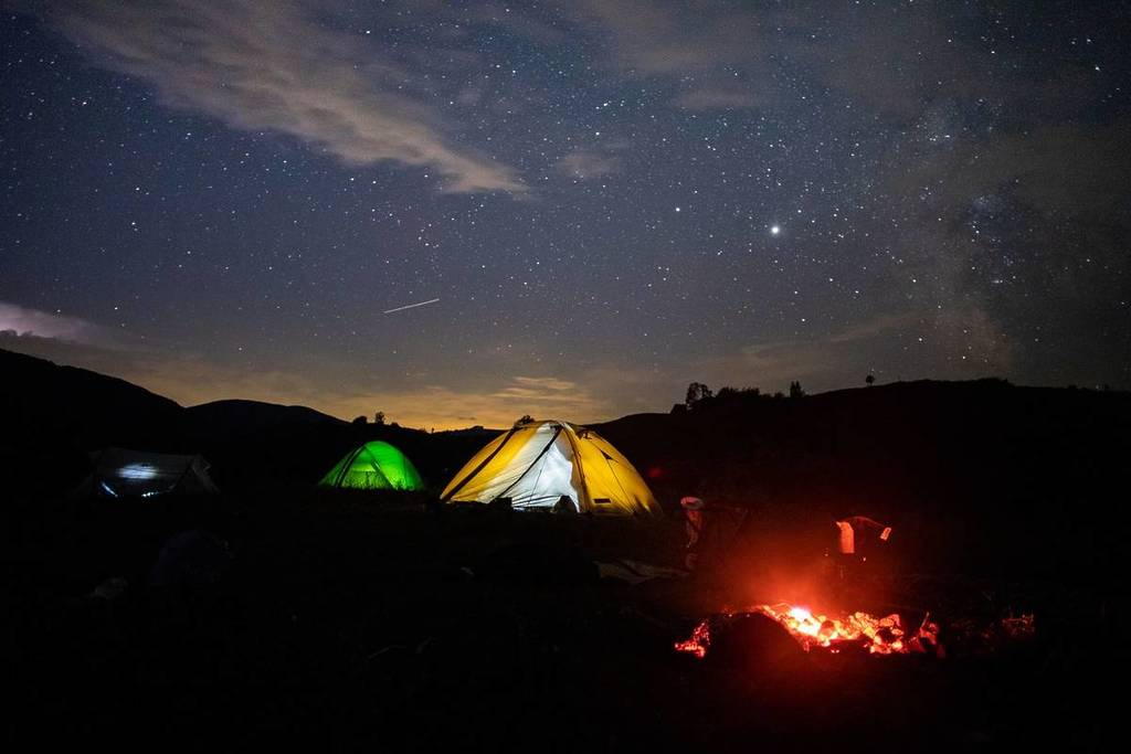 camping under skies australia 