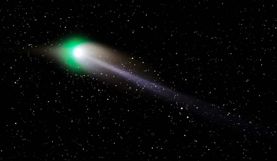 A rare blue-green comet is lighting up Australian skies this week – here’s how to see it