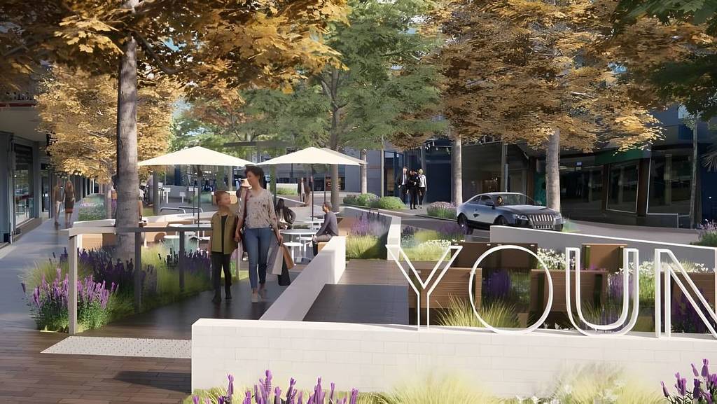 sydney young street plaza