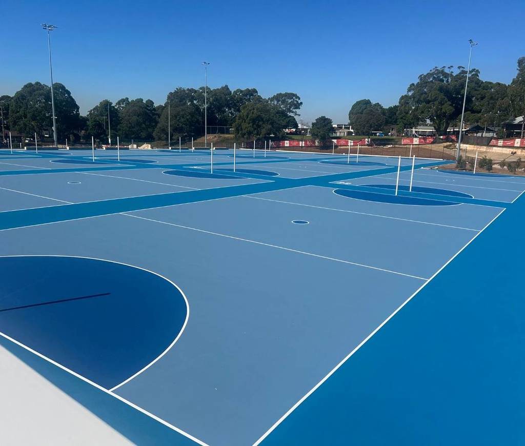 court at Bennelong sports centre