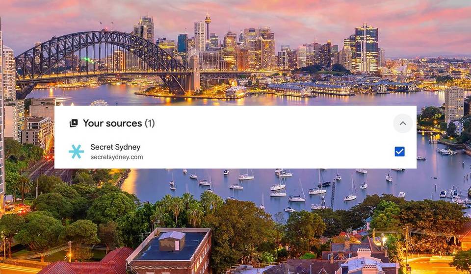 Be the first to know what’s on – how to add Secret Sydney as a preferred source on Google