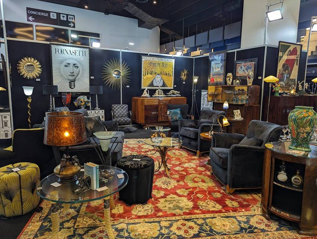 Vintage furniture, artwork and decorative antiques on display at The Sydney Fair in Sydney