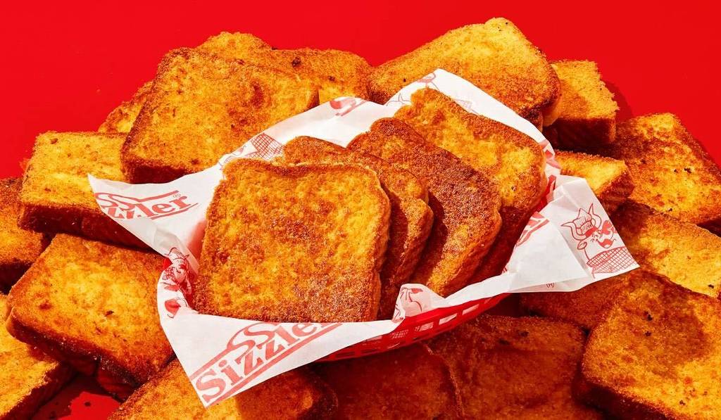 sizzler's famous cheese toastie