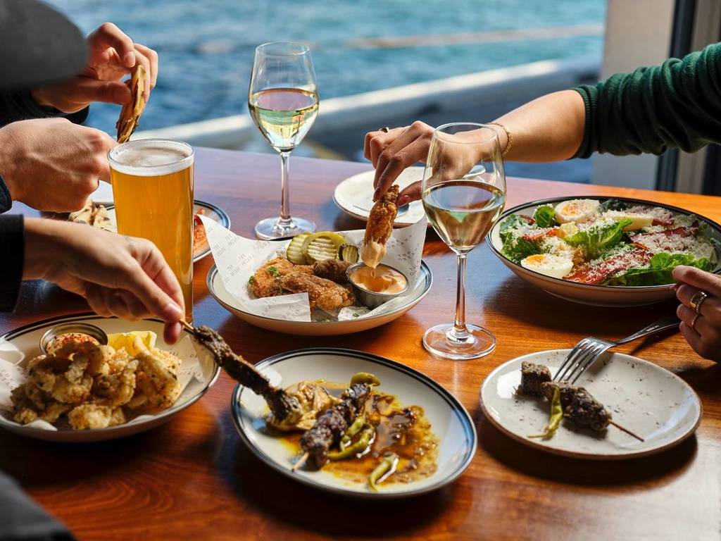 dining at Sydney circular quay venue called the oriana