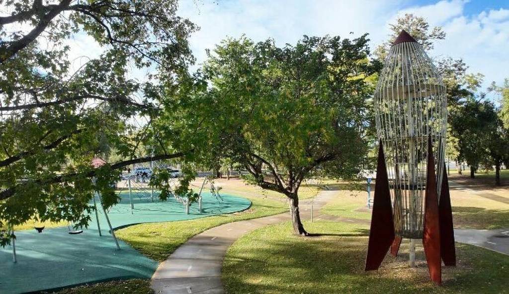 heritage listed Moree rocket at kirkby park