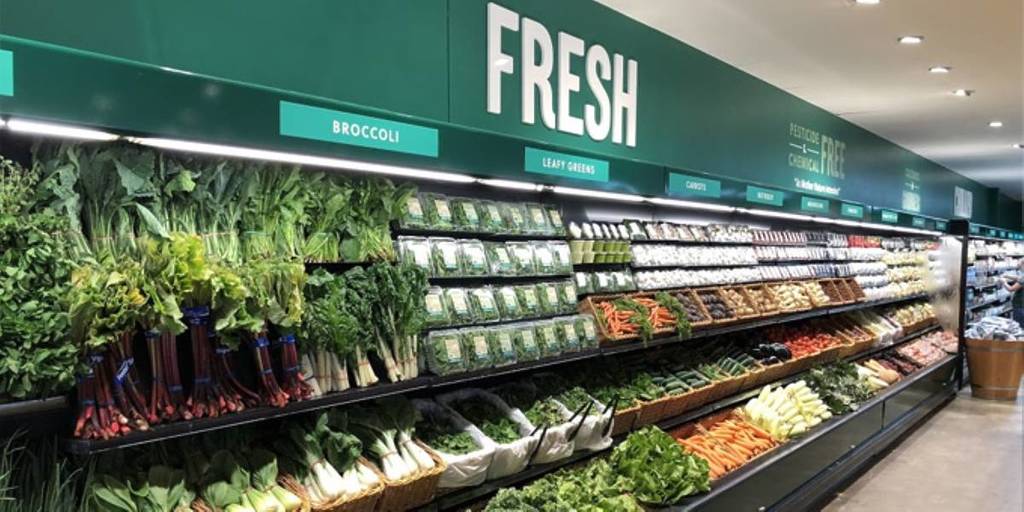 Fresh produce stocked at Flannerys organic wholesale market