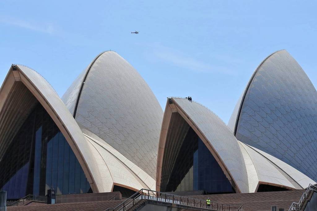 the forecourt at sydney opera house in circular quay