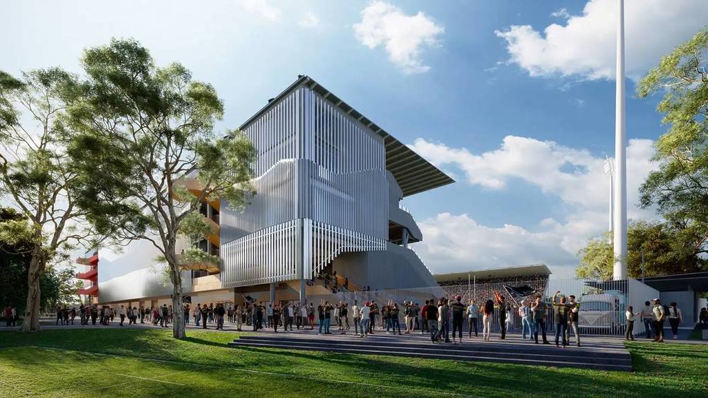new penrith plaza at penrith stadium in western sydney