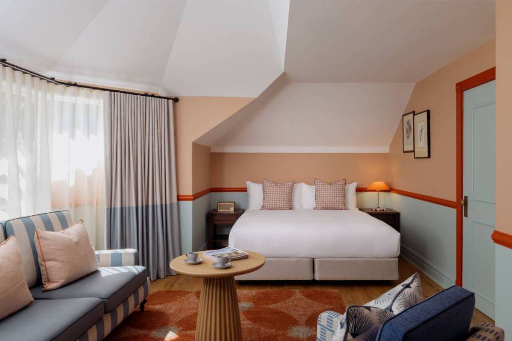 room with bed and view at Ardour Lilianfels Blue Mountains