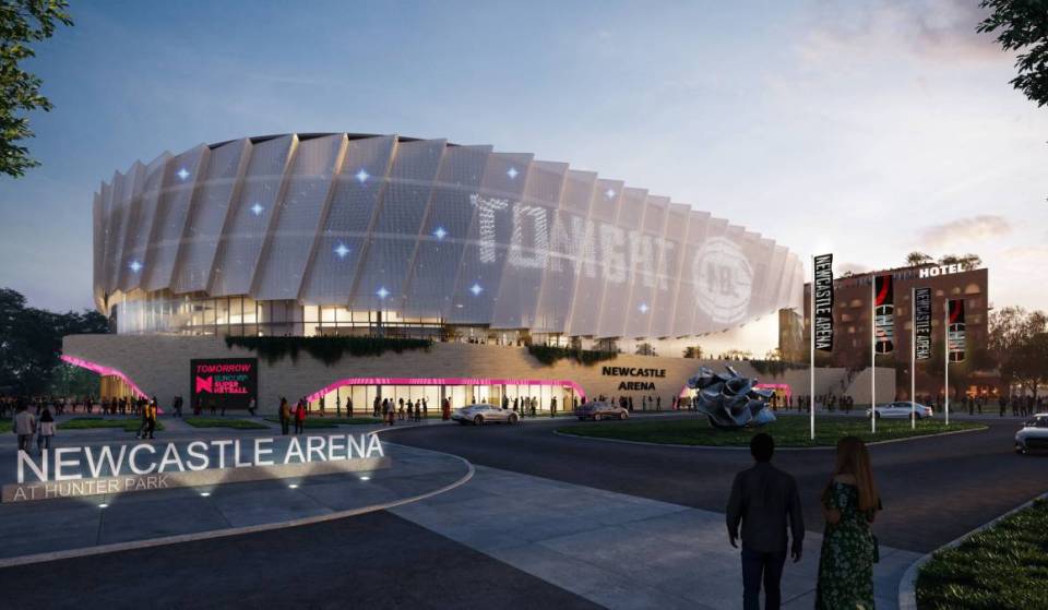 A massive new entertainment arena is taking shape two hours from Sydney – with concerts, sport and 160 events a year
