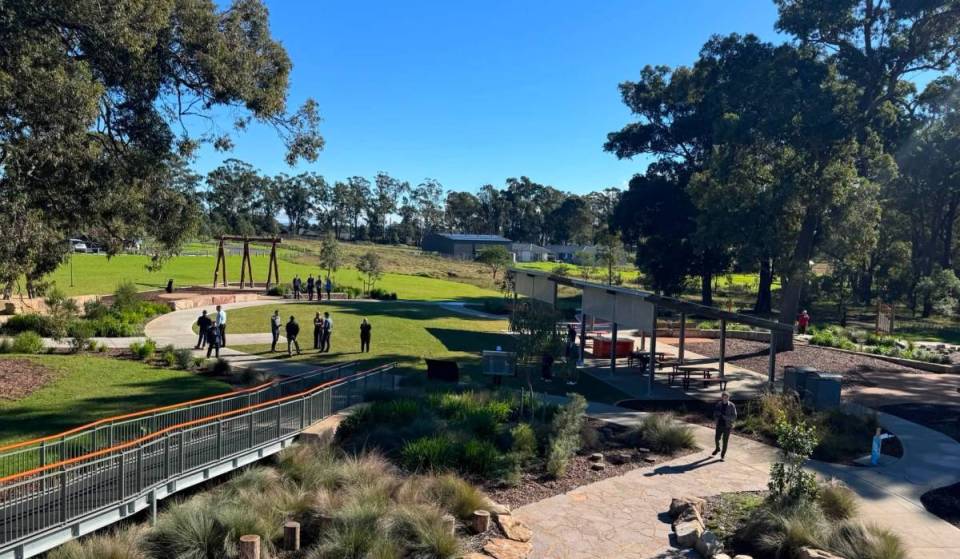 A sprawling 17-hectare park has just opened in Sydney’s south-west – with walking trails and picnic areas