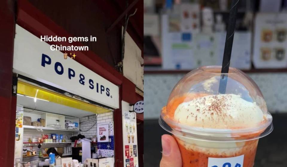 The easy-to-miss Haymarket tea counter pouring Southern Thai tea with a thick soft cream topping
