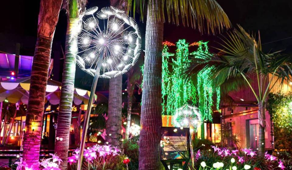 A dazzling underwater light trail has taken over a Sydney shopping centre this winter