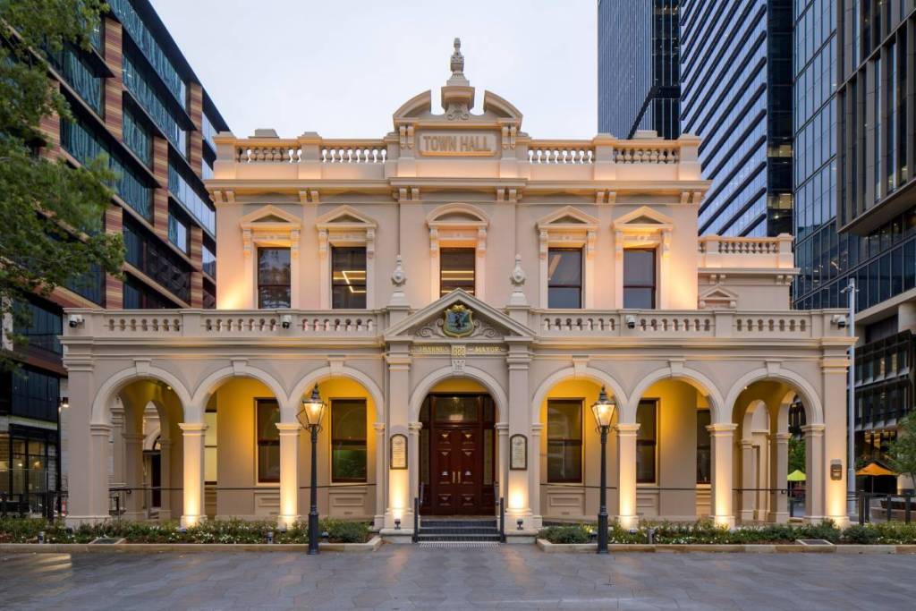 Parramatta Town Hall, a historic heritage building in the heart of Parramatta CBD