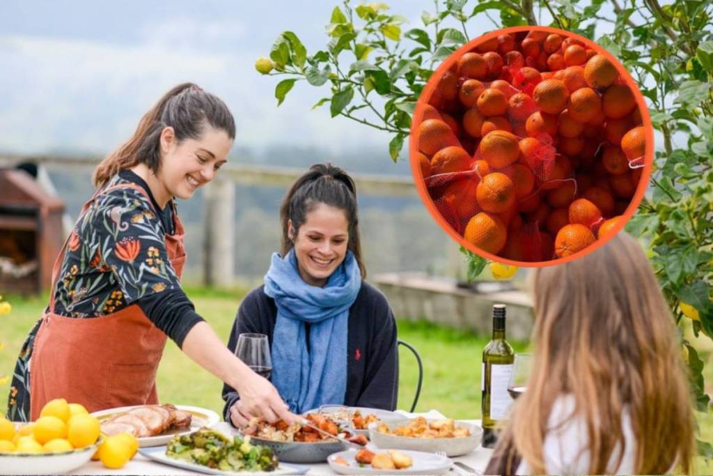 Citrus fest in Kangaroo valley table with exclusive citrus baseddishes