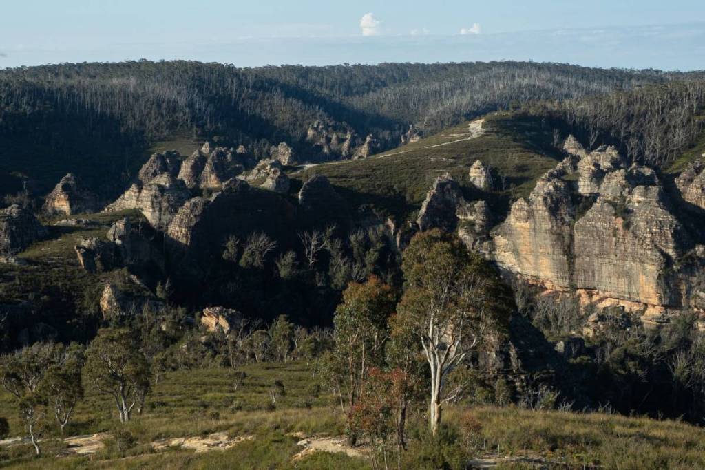 Lost city lookout in NSW