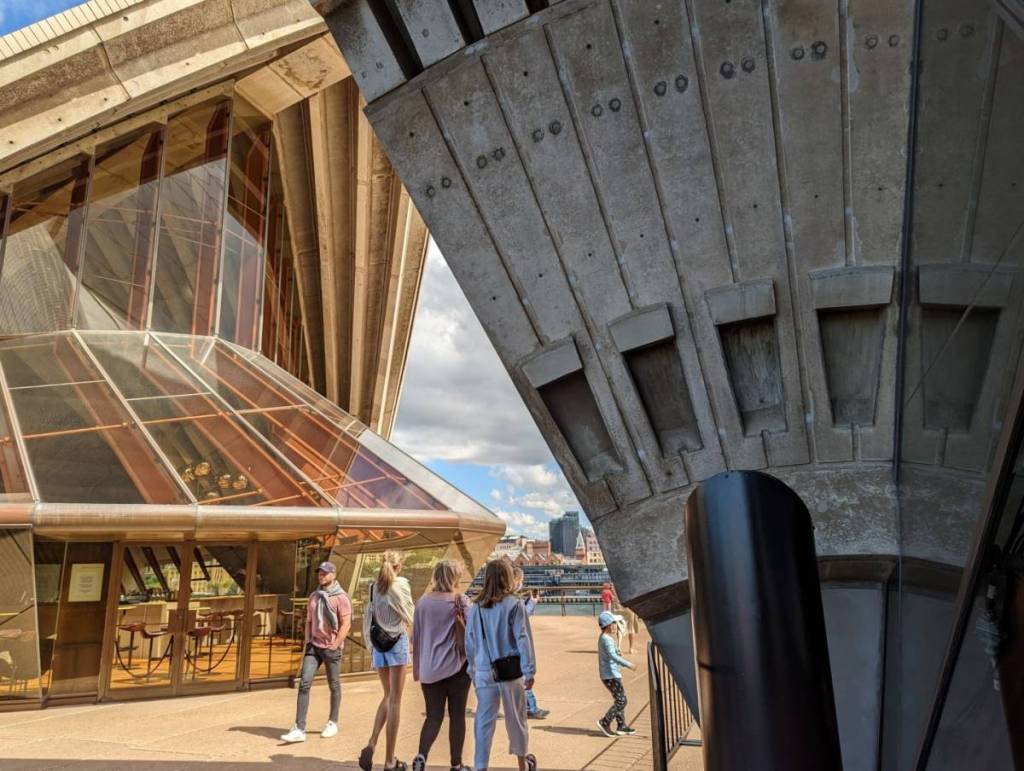 the forecourt at Sydney Opera House