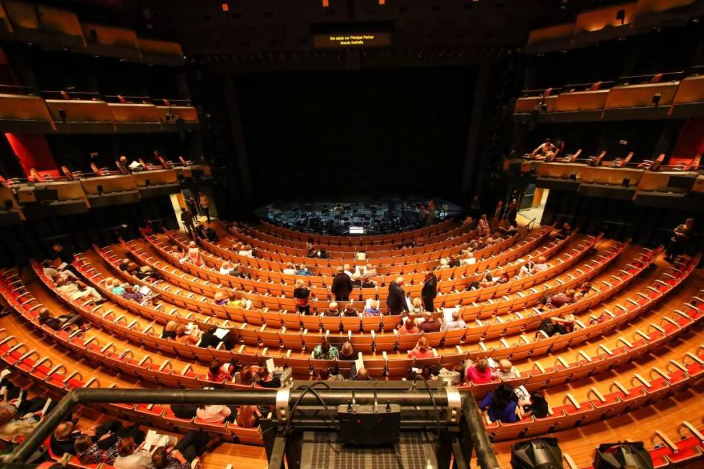 The Joan Sutherland theatre at Sydney Opera House