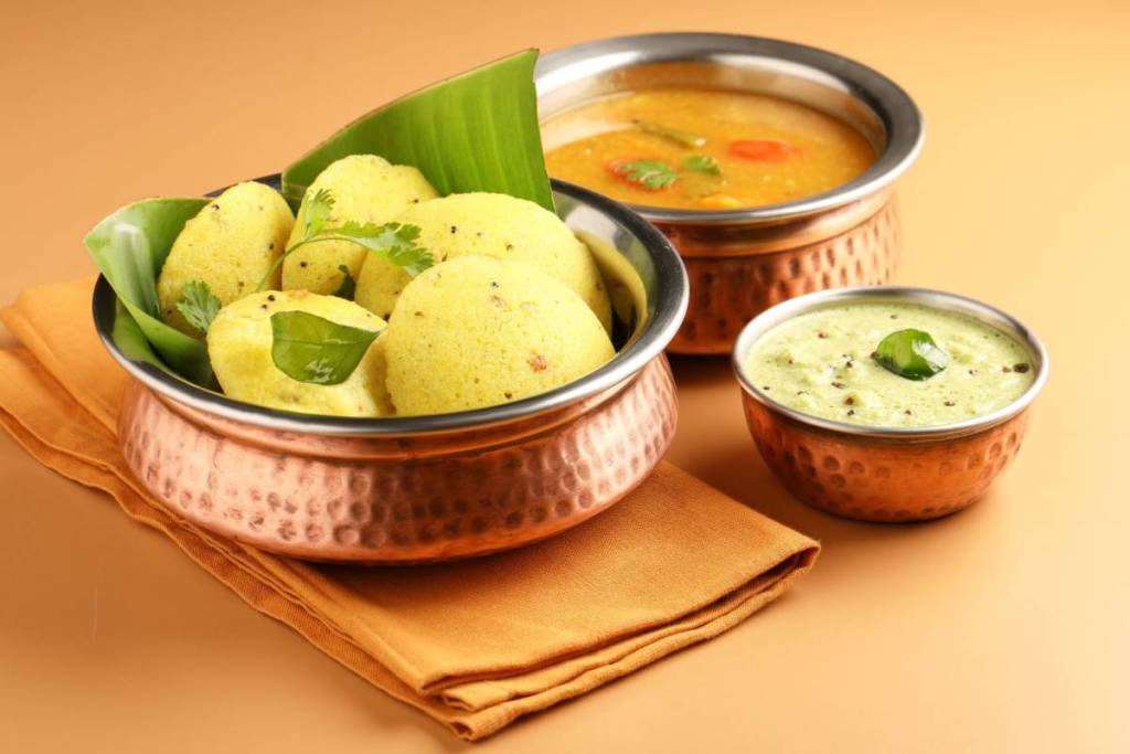 Rava Idli, created by MTR (Mavalli Tiffin Room)