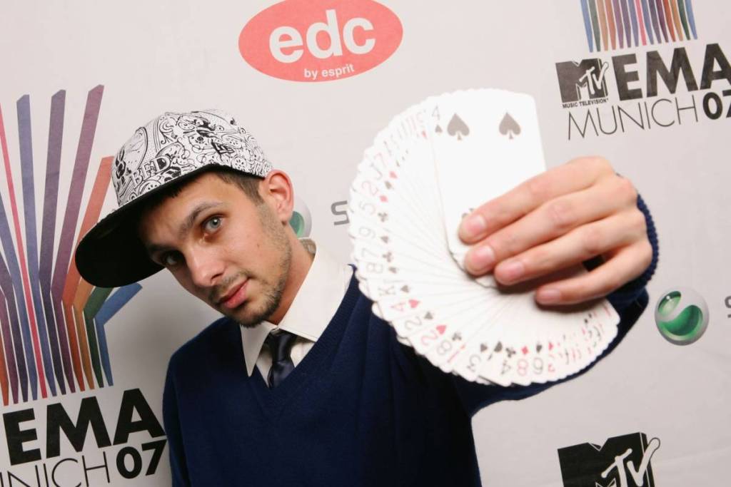 Dynamo magician live in Sydney, pictured at MTV awards