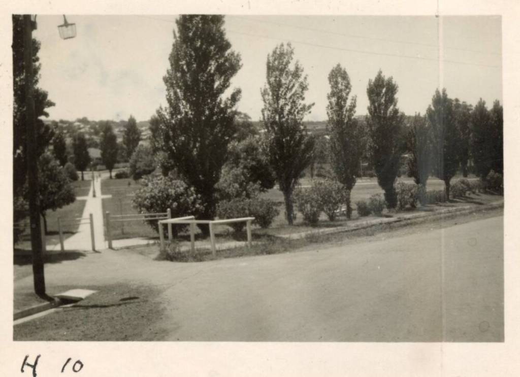 Anzac Park in Sydney, pictured in 1945