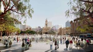 A spectacular 4,500m² town square is finally coming to Sydney’s CBD after 40 years — featuring a relaxing water element and a lush native grove