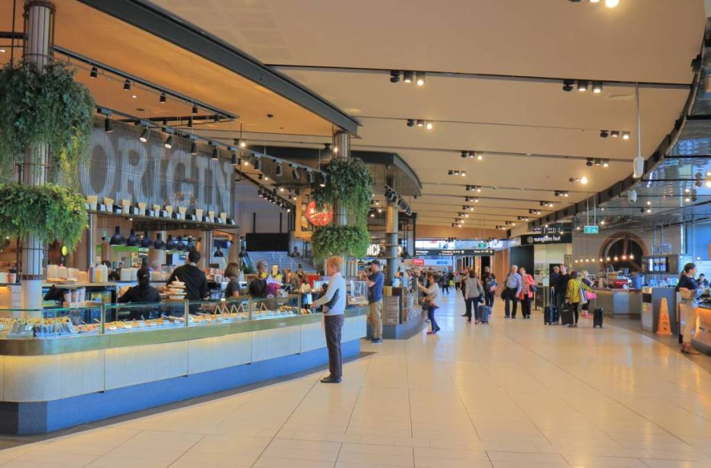 food court at the airport in sydney