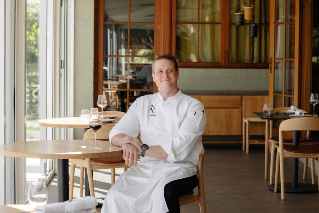 Chef in the vines
