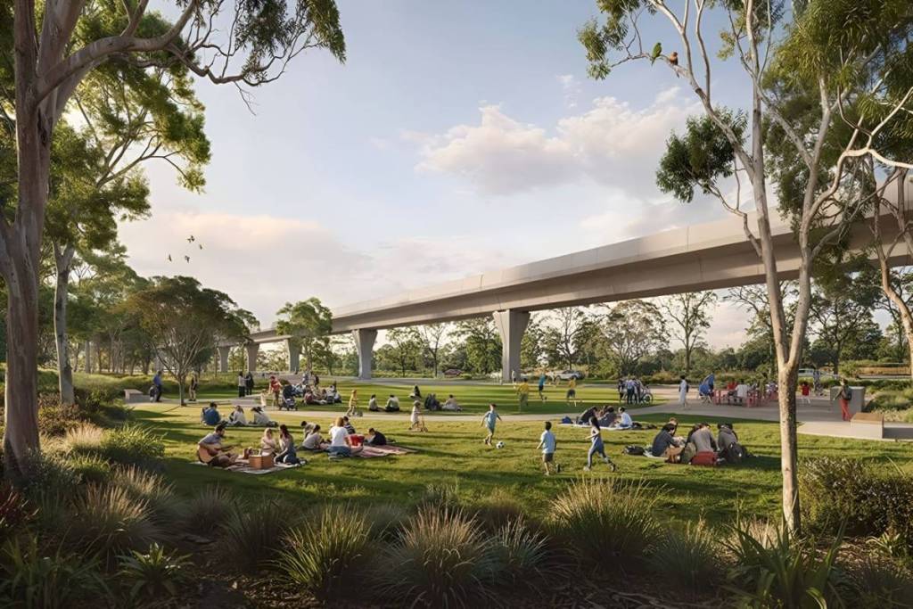 kellyville centre park in Sydney