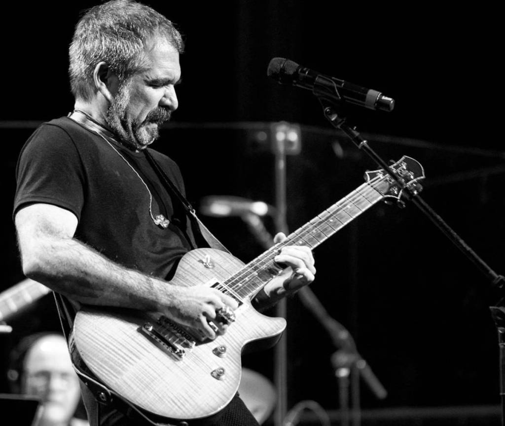 Guitarist Jack Jones live during Eclipse: Pink Floyd