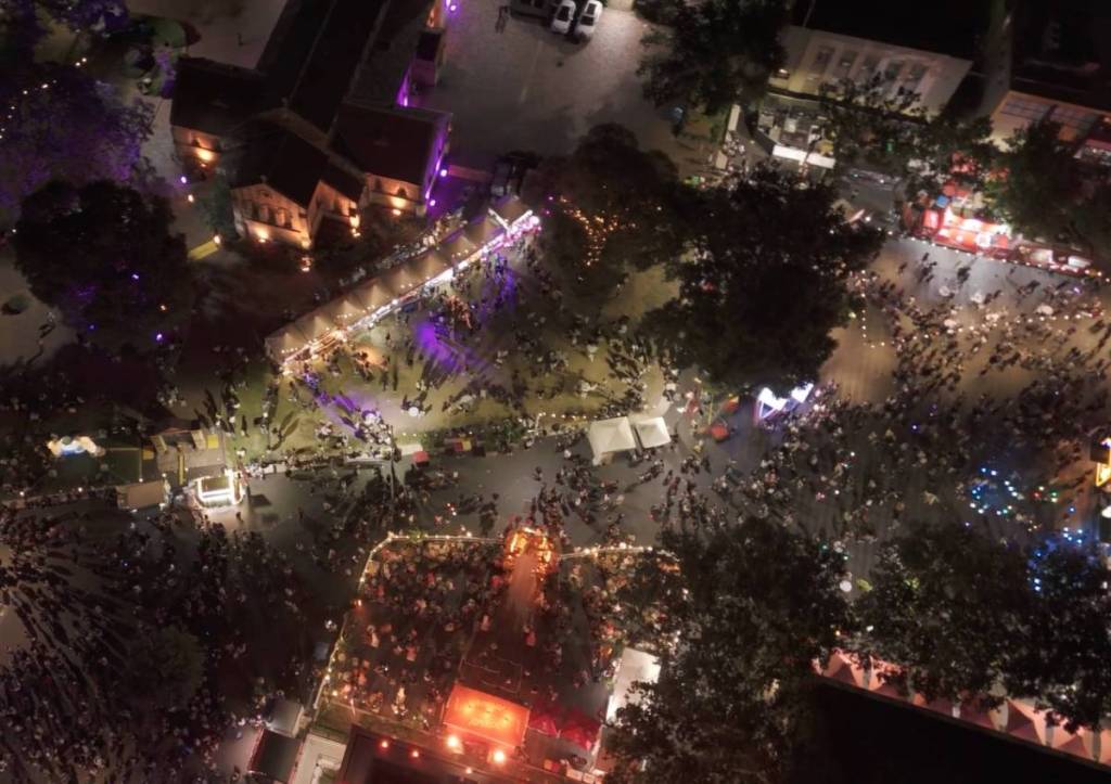 crowds gathered at Parramatta Lanes 2026 in Sydney