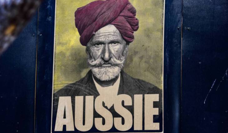 The famous ‘AUSSIE’ poster series has arrived at Darling Harbour this week — and this powerful open-air exhibition is completely free to visit