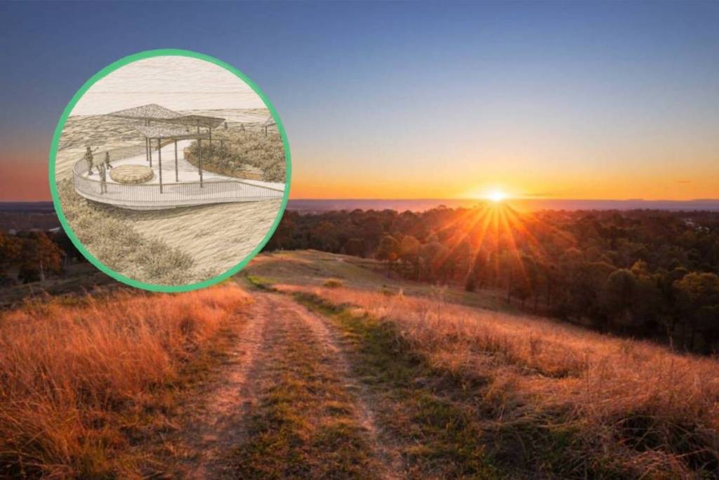 beauty spot in cecil park, western sydney, the new sunset lookout