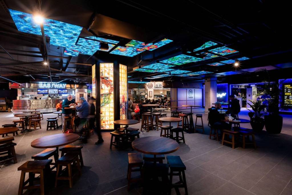 Hometown asian food precinct at melrose central in sydney