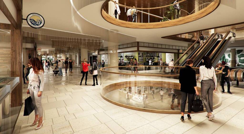 4 floors at melrose central with hometown, the food precinct