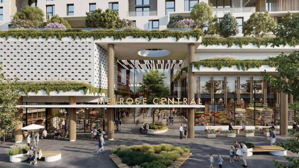 melrose central in melrose park, sydney