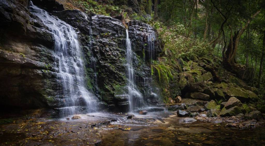 fairy bower falls at bundanoon near melbourne